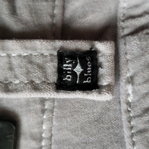 Billy Blues Silver Gray Flare Boot Cut Velvet Pants size 2 - Picture 10 of 15